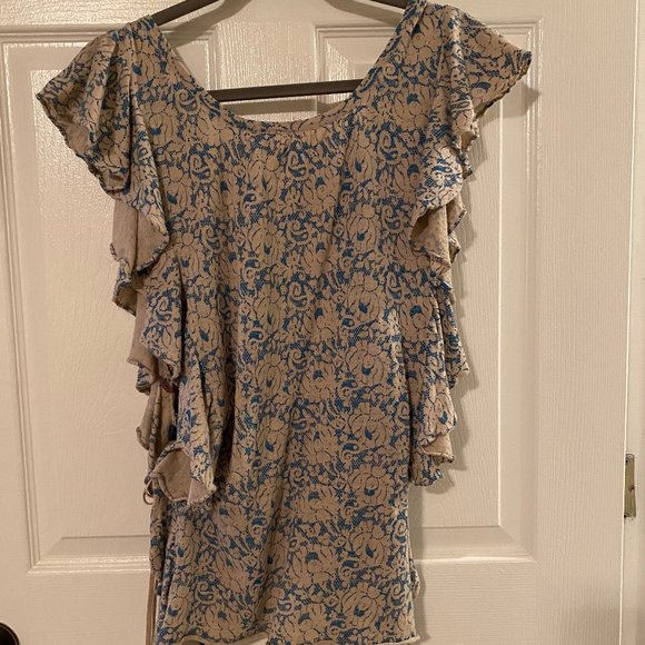 GUC Anthropologie S/M Sleeveless Floral Top - Picture 8 of 8